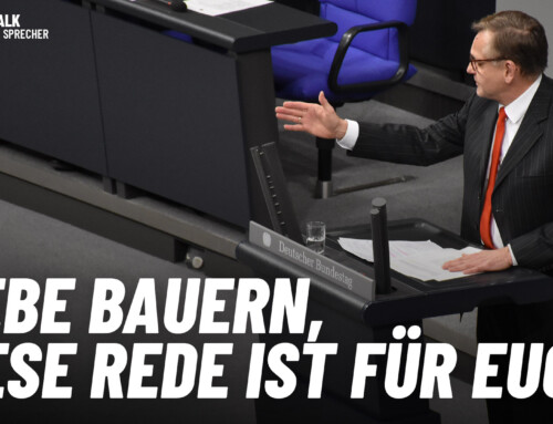 Liebe Bauern, diese Rede ist für euch!