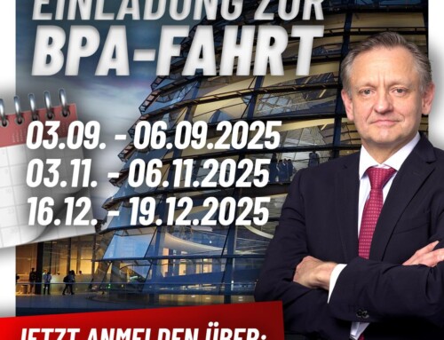 BPA-Fahrten 2025 mit Kay Gottschalk | Jetzt zur Berlinfahrt anmelden!