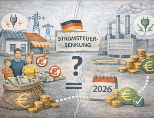 Versprochene Senkung der Stromsteuer erfolgt nicht für private Haushalte und den Handel?