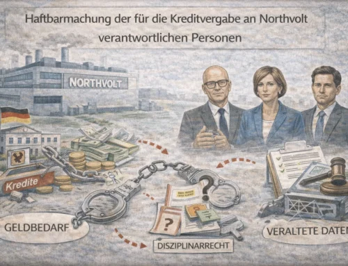 Haftbarmachung der für die Kreditvergabe an Northvolt verantwortlichen Personen