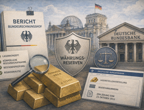 Bundesregierung zu Goldreserven und Zuständigkeit der Deutschen Bundesbank