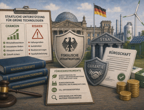 Fiskalische Bewertung staatlicher Beteiligungen und Bürgschaften für grüne Technologien