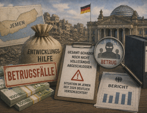 Gesamtschaden durch Betrugsfälle bei Entwicklungshilfezahlungen an den Jemen